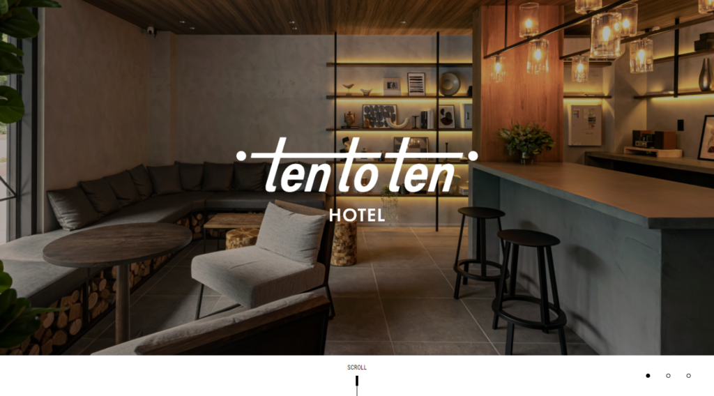 HOTEL Ten to Tenの公式サイトをリリース致しました。